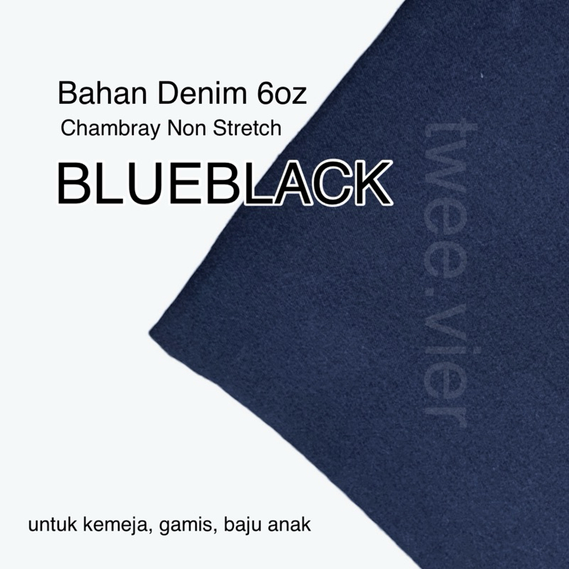 Jual Bahan Denim Chambray 6oz Non Stretch Kain Jeans Washing