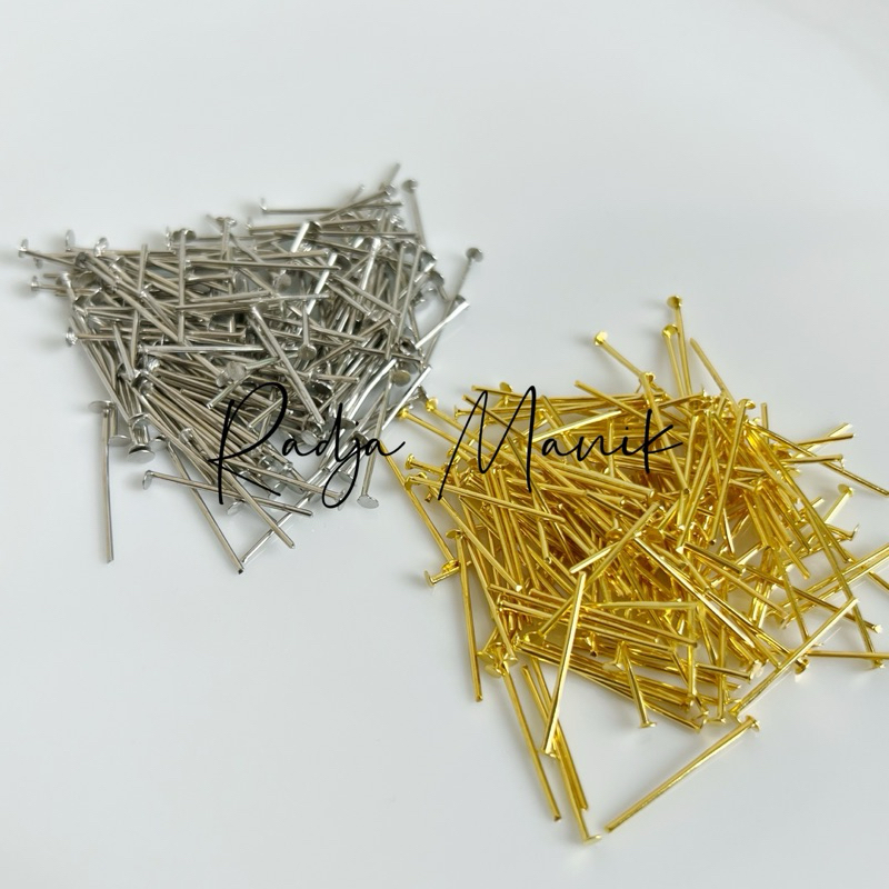 Jual Paku T | Headpin Silver Gold | Paku Mati (15gr) | Shopee Indonesia