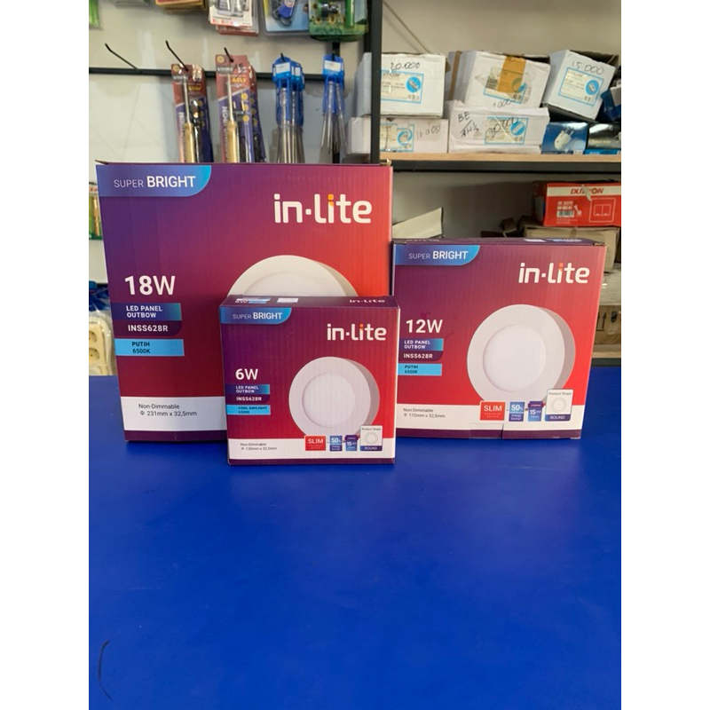 Jual lampu in-lite panel ( outbow bulat ) | Shopee Indonesia