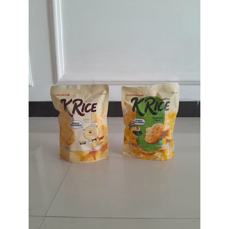 Jual {cemilan} K rice / kemplang korea kemasan pouch rasa manis dan ...