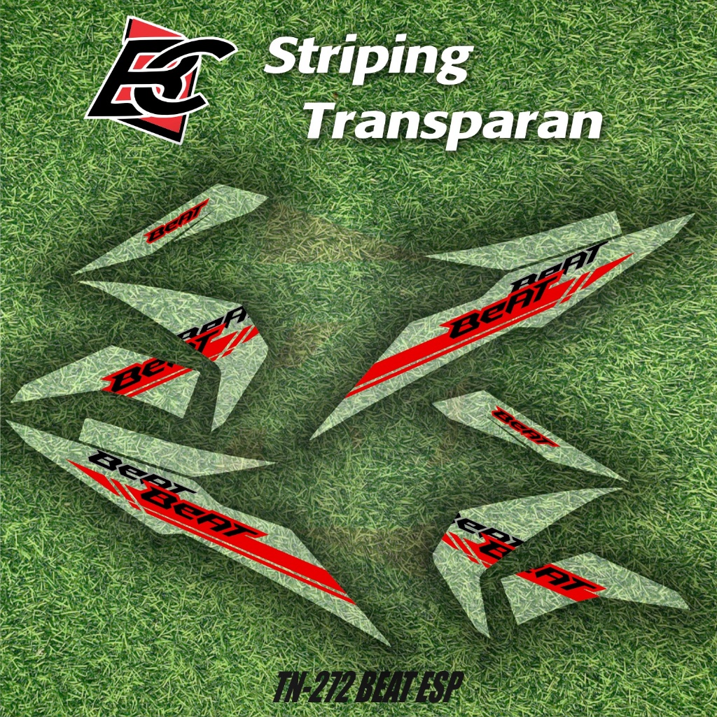 Jual Tn-272 Sticker Striping Transparan UV BEAT ESP Variasi List Desain ...
