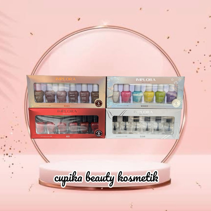 Jual [uu,px] IMPLORA NAIL POLISH ISI 6 PCS PER BOX - IMPLORA KUTEK ...