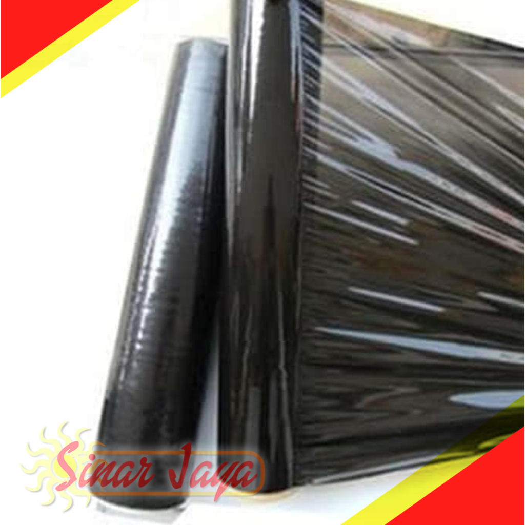 Jual Plastik Wrap HITAM/BLACK | Plastik Wrapping Barang HITAM 50cm x ...
