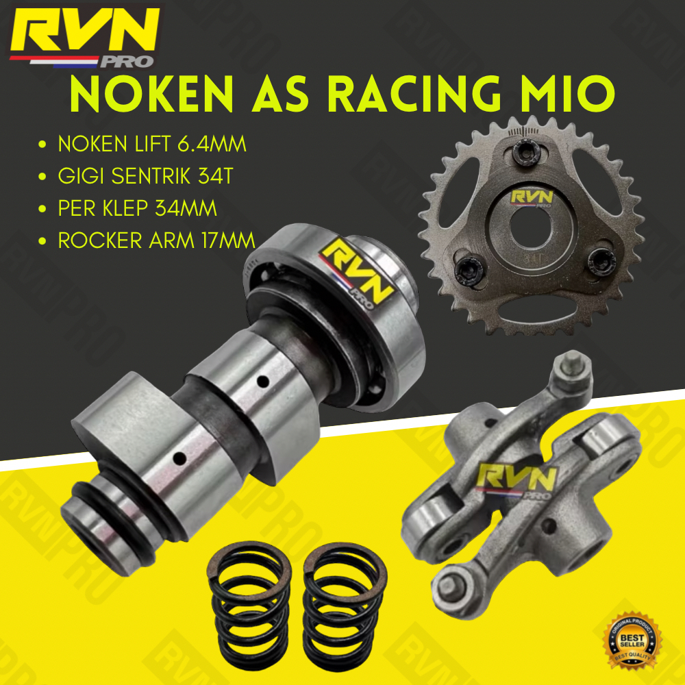 Jual PAKETAN NOKEN AS CAM RACING MIO SPORTY MIO SOUL NOUVO FINO KARBU ...