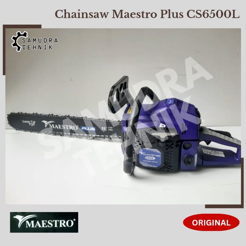 Jual Chainsaw Maestro Chain Saw CS6500L Bar Laser 22 Inch | Shopee ...