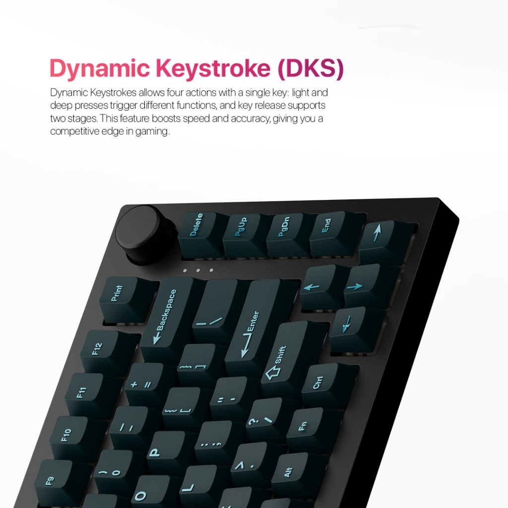 Jual Noir Timeless HE 75% Magnetic Mechanical Keyboard Hall Effect ...