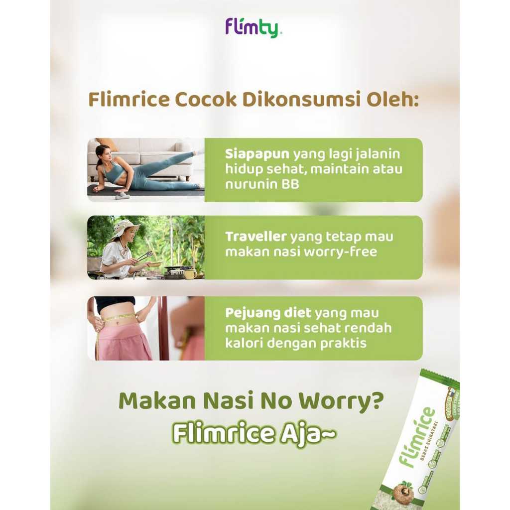 Jual Flimrice Nasi Shirataki (Nasi Diet) - Per 1 sachet eceran by ...
