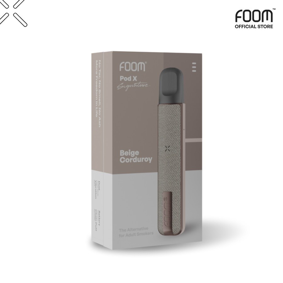 Jual Pod Foom X Signature Series Beige Corduroy 600mAh Authentic by ...