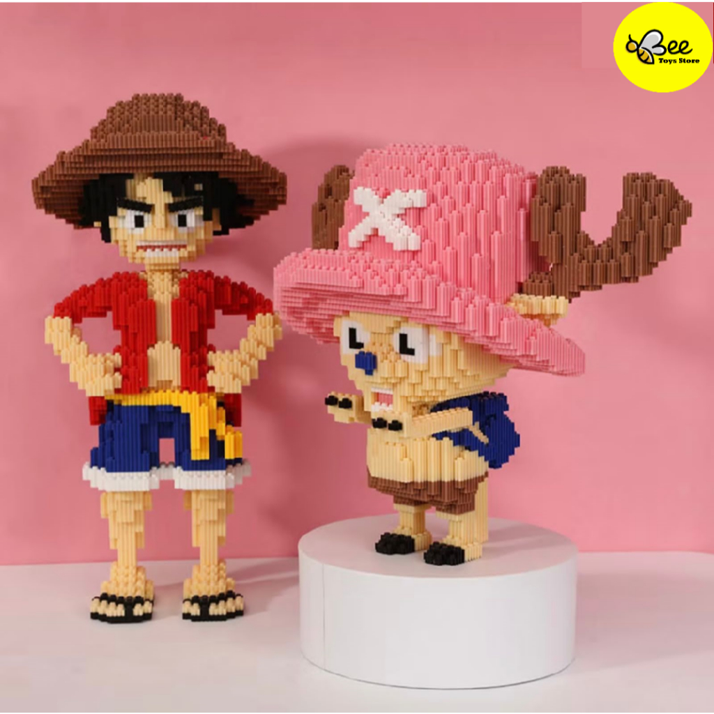 Jual Nano Blocks MONKEY D.LUFFY BIG Series 3D Model, Mainan Blok Susun ...