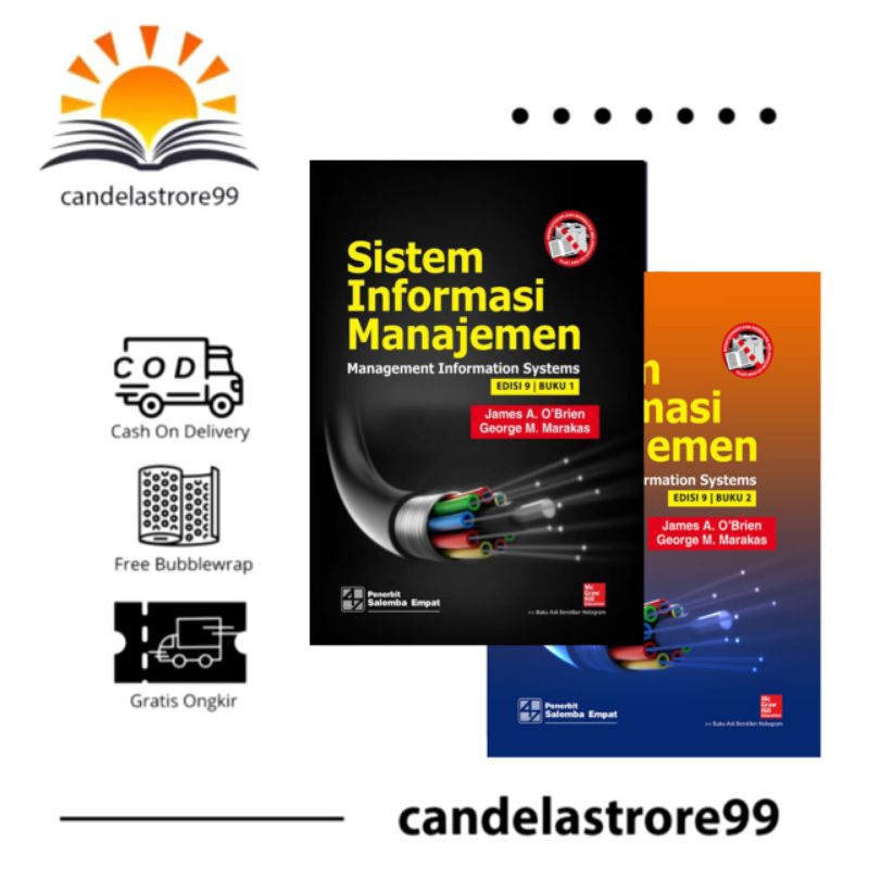 Jual SISTEM INFORMASI MANAJEMEN EDISI 9 BUKU 1 & 2 JAMES A. O'BRIEN ...