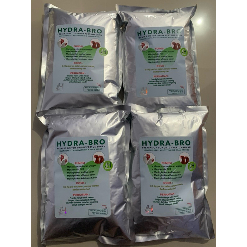 Jual ady78 hydrabro 1 kg vitamin ayam broiler dan unggas pedaging ...