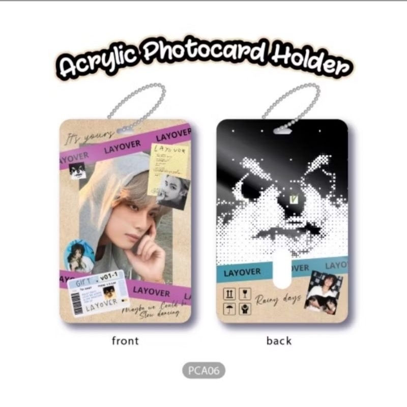 Jual [StickerParty] BTS Bangtan Cahol Photocard Poca PC Holder