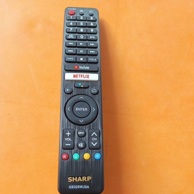 Jual Remot Remote TV Sharp LCD LED Smart Android TV GB326WJSA IR ( non ...