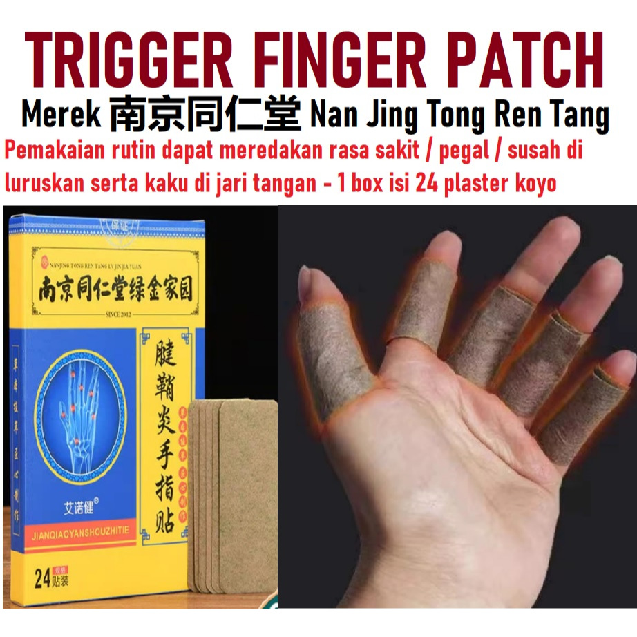 Jual Trigger Finger Patch Tong Ren Tang Koyo Jari Pergelangan Tangan ...