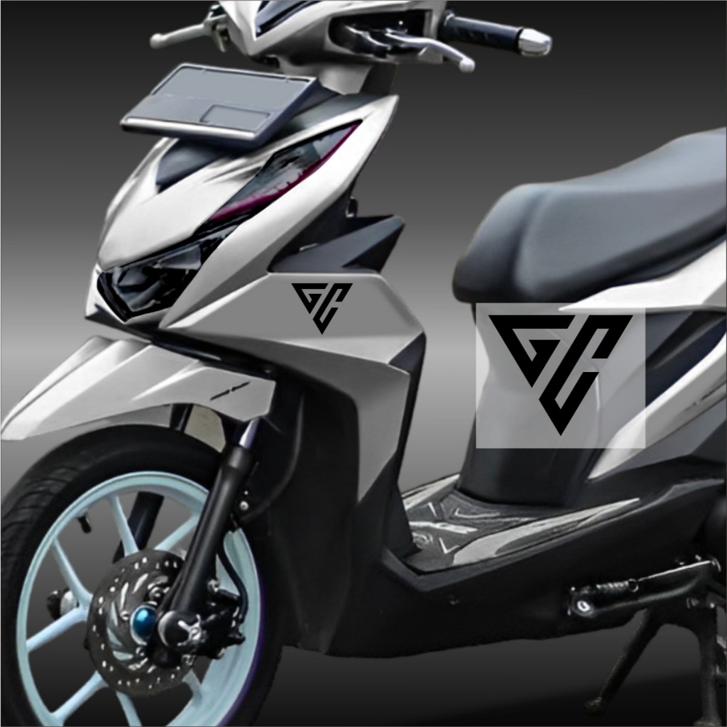 Jual stiker Cutting Logo GC stiker VIRAL GC MOTOR HITS Hitam | Shopee ...