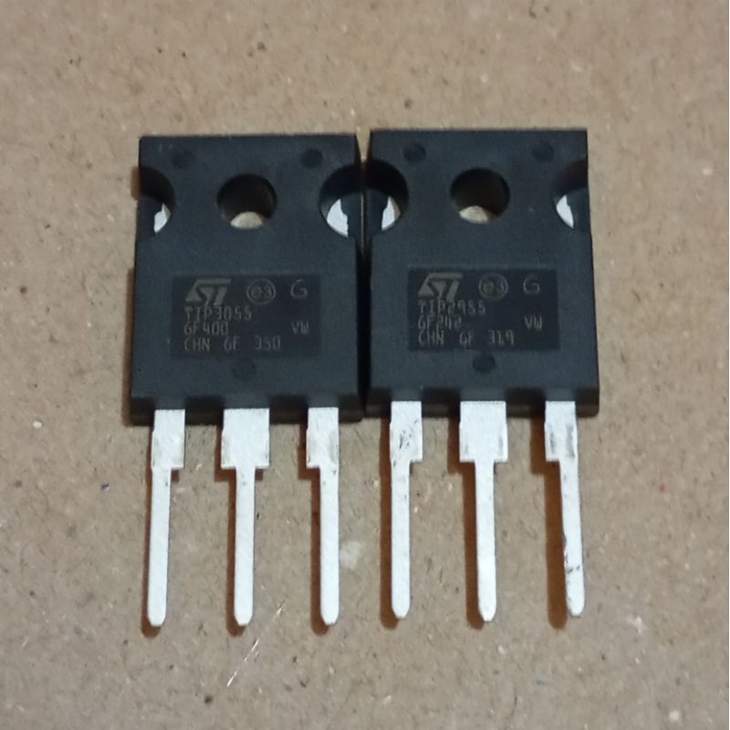 Jual 1 Set Transistor TIP 3055 dan TIP 2955 Original | Shopee Indonesia