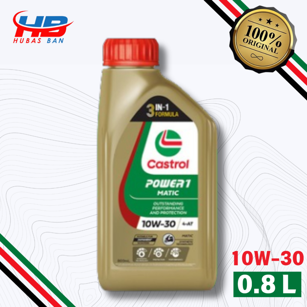 Jual Oli Castrol Power 1 Matic 10W 30 Ori 0.8 L | Shopee Indonesia