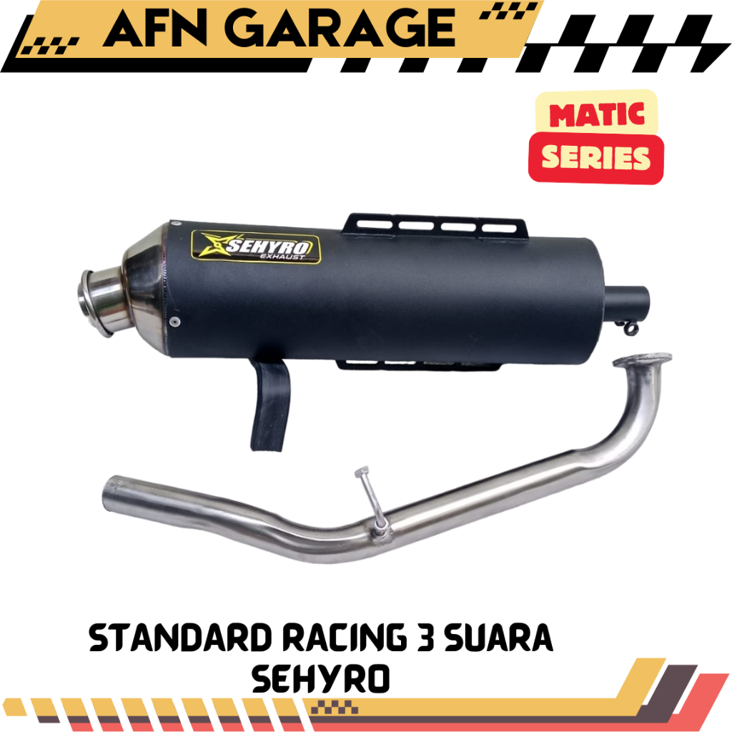 Jual KNALPOT STD RACING 3 SUARA PNP NMAX AEROX BEAT VARIO MIO PCX LEXI ...