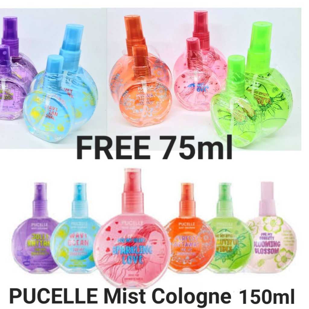 Jual PUCELLE Mist Cologne 150ml (FREE 75ML) | Shopee Indonesia
