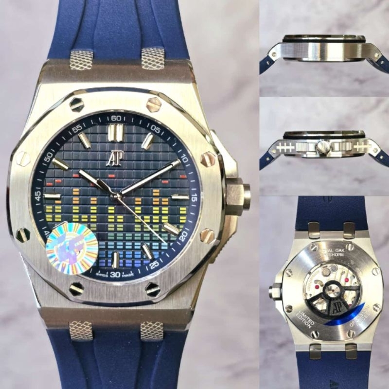 Stainless Steel Fake Ap Watch Jual Jam Tangan Automatic Swiss AP