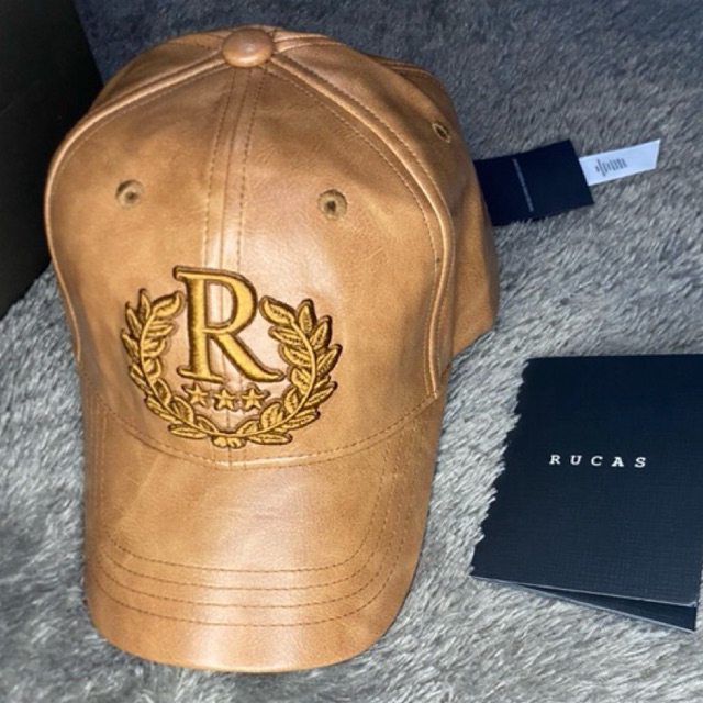 Jual [ORIGINAL] Rucas Crown Brown Leather Cap | Shopee Indonesia