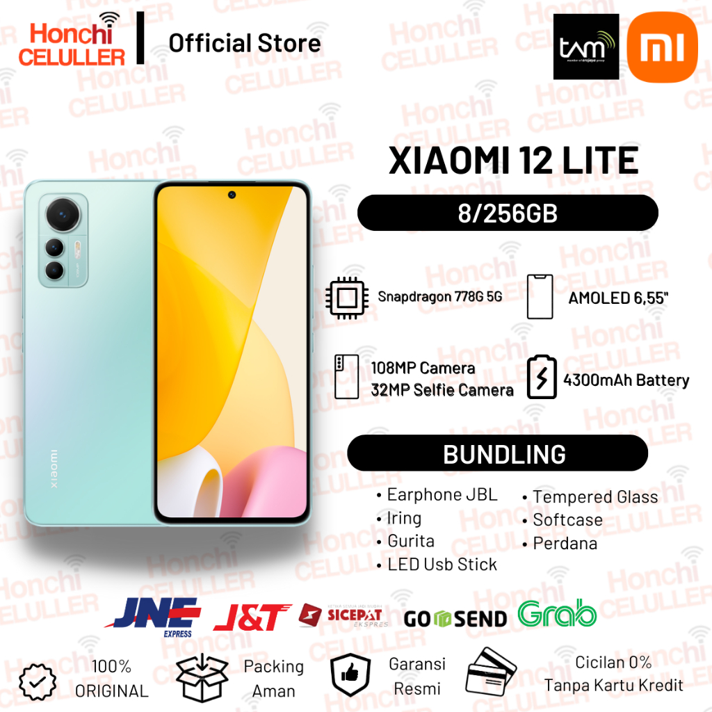 Jual Xiaomi Mi 12 Lite 5G 8/256GB Garansi Resmi Indonesia TAM Original ...