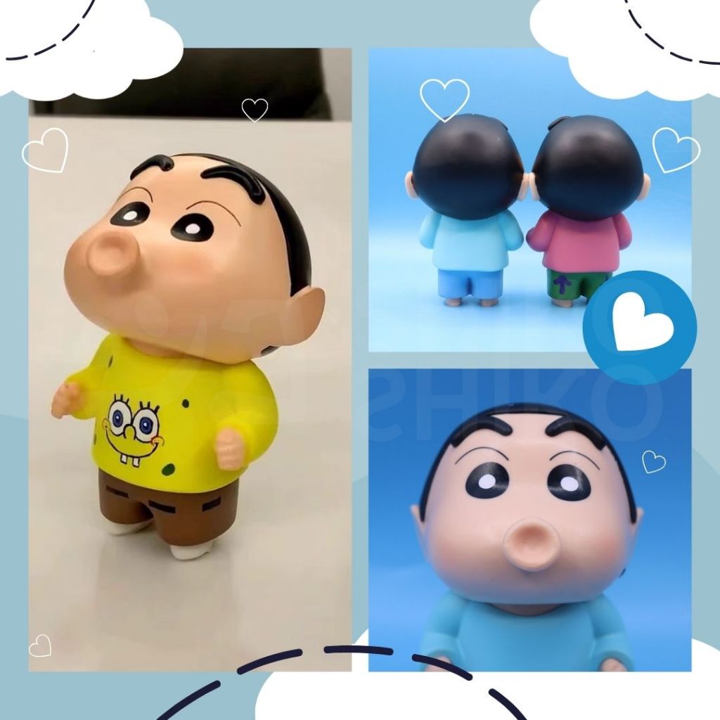 Jual FSCmyn Figure Shinchan Monyong Manyun pakai baju Patrick Star ...