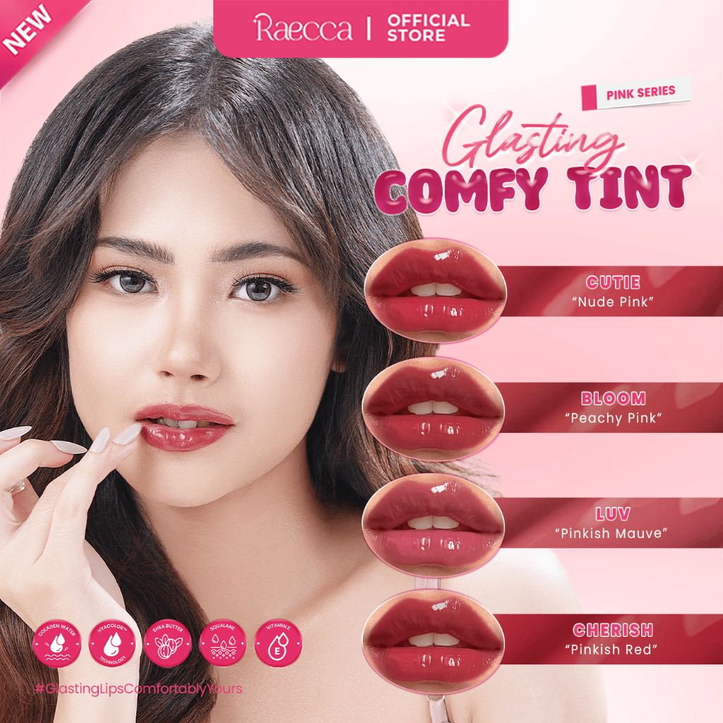 Jual RAECCA Glasting Comfy Tint [Lip Tint] | Shopee Indonesia