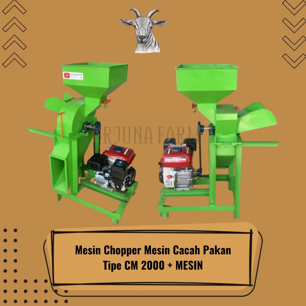 Jual Mesin Pencacah Rumput Chopper Tipe CM 2000 + MESIN | Shopee Indonesia