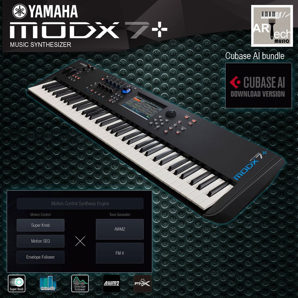 Jual Yamaha MODX 7+ / MODX7+ Keyboard Synthesizer Garansi Resmi ...