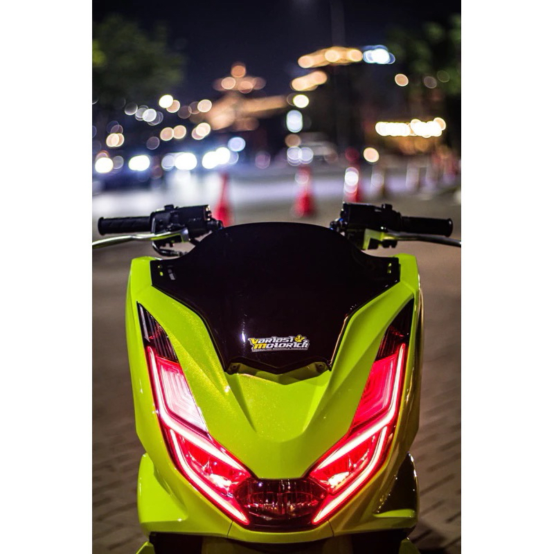 Jual Visor pcx 160 ceper X2 - Windshield visor pcx 160 X2 TEBAL 3MM ...