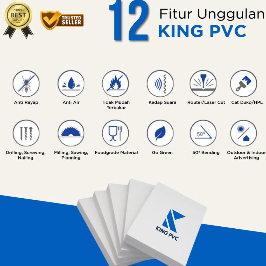 Jual Cashback Raja PVC Foam Board 5mm Ukuran 4x6cm PVC Foam Board 5mm ...