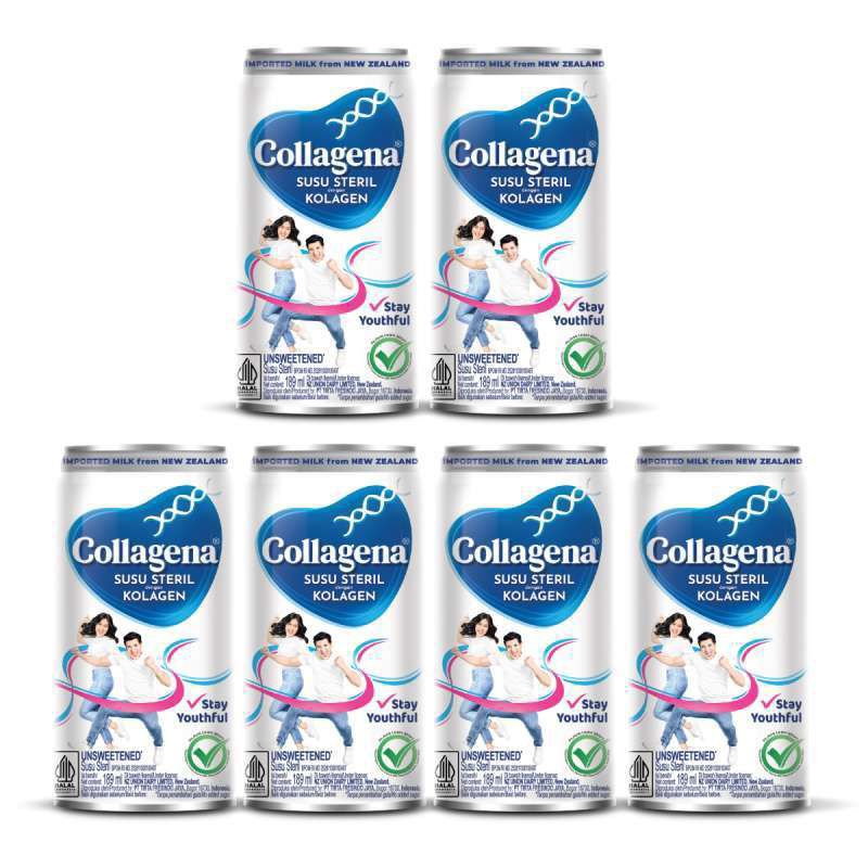 Jual Collagena 189ml Susu Steril Murni Segar 1000mg Kolagen Untuk Kulit ...