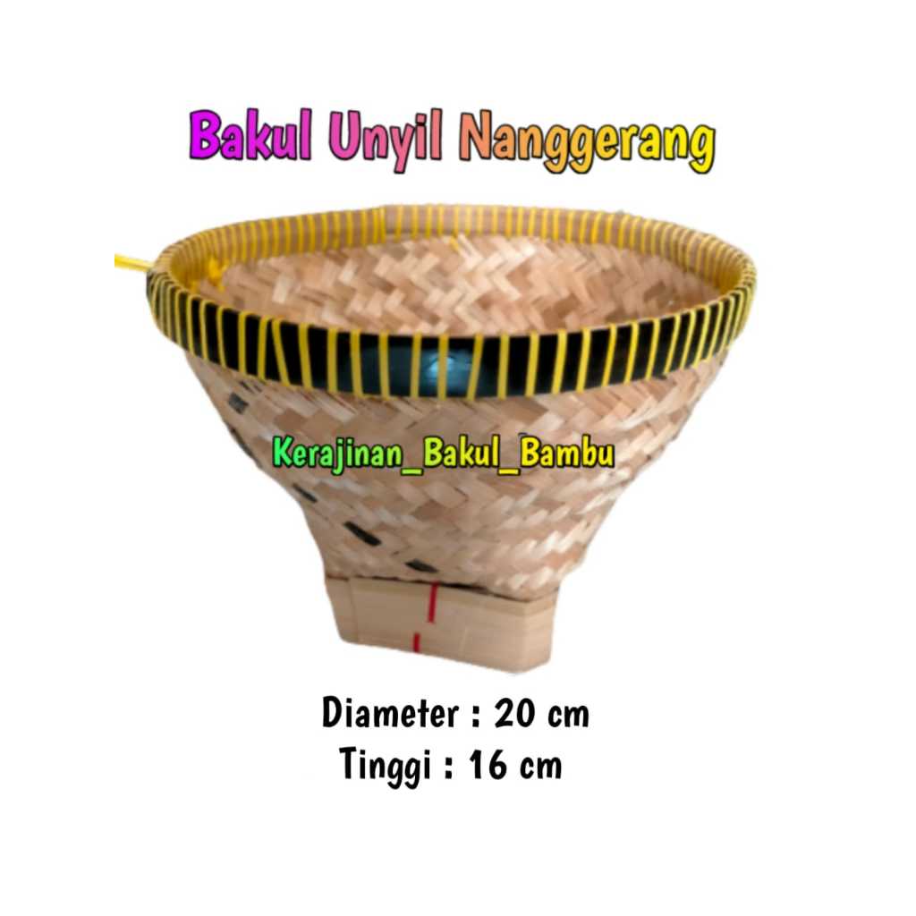 Jual Bakul UNYIL NANGGERANG Bakul nasi kecil 1 liter diameter 20 cm ...