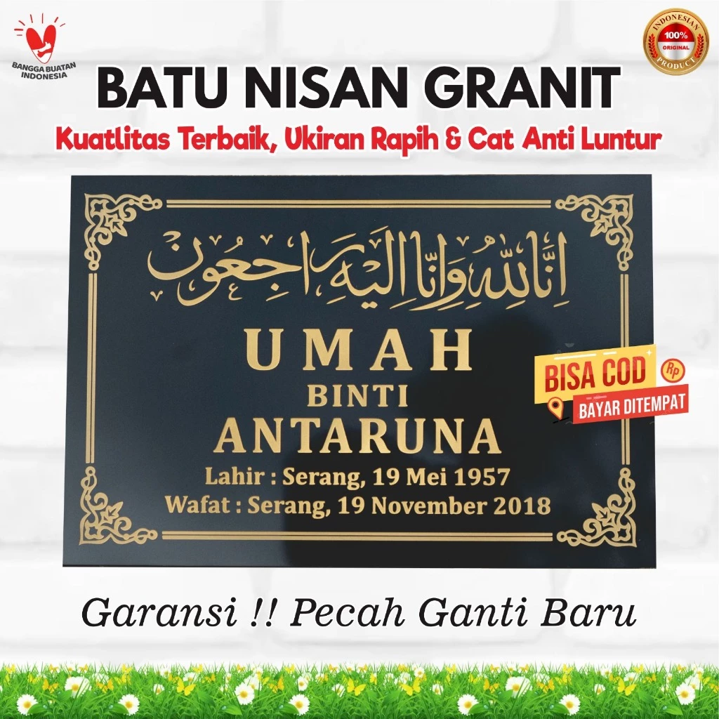 Jual Batu Nisan Surabaya