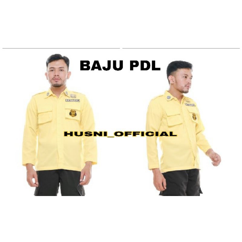 Jual SERAGAM PDH SATPAM CREAM KREM/BAJU PDL SATPAM CREAM TERBARU/BAJU ...