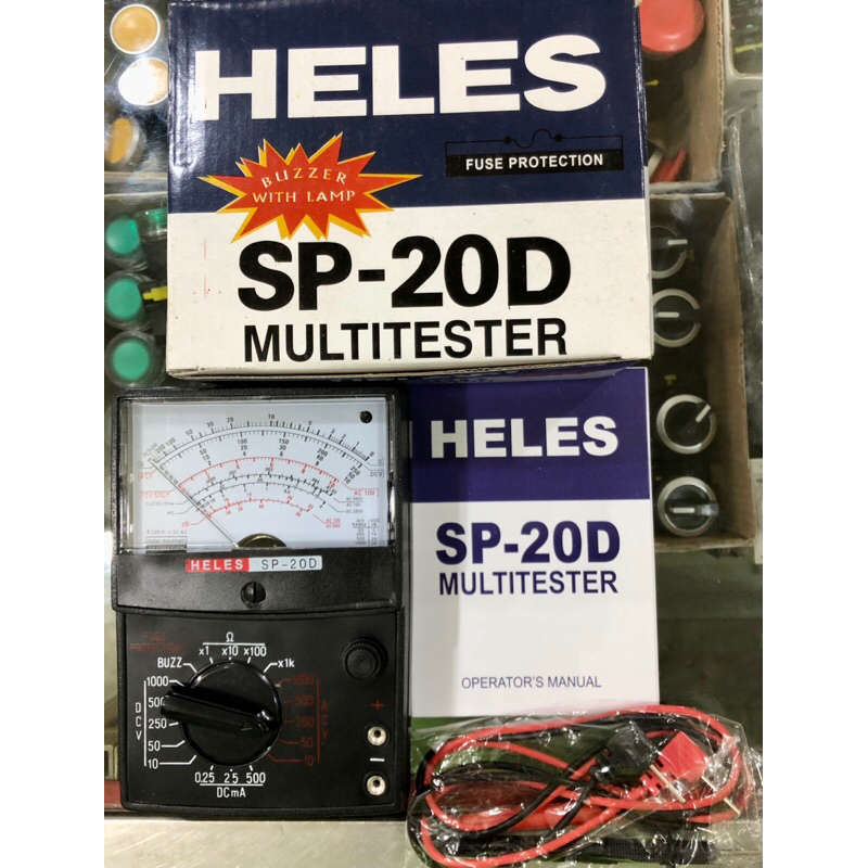 Jual Heles Multitester Analog SP-20D Buzzer Original | Shopee Indonesia