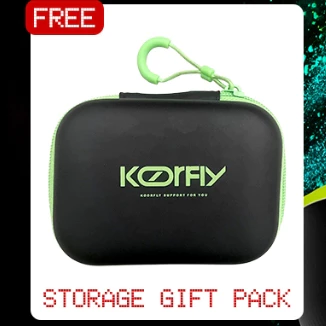 KOORFLY M01 Mic Wireless Clip On Plug Play Lapel Mic Noise Cancelling Mode Multifungsi Jarak