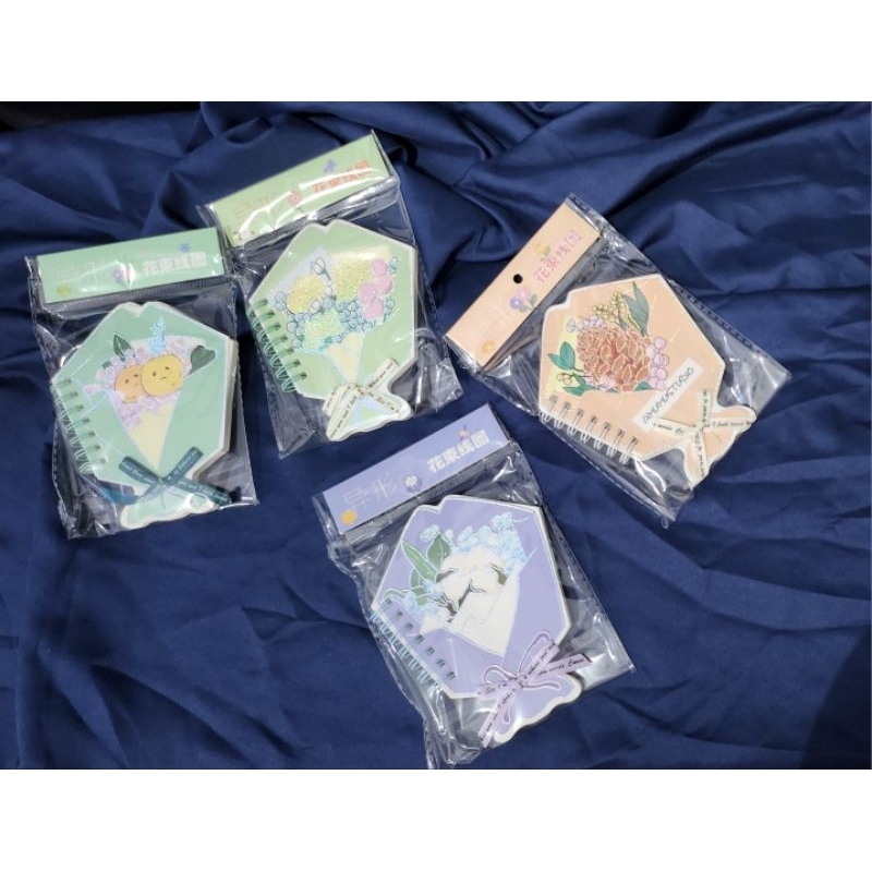 Jual notebook/buku memo bentuk bunga - Notebook Flower Shape – Buku ...