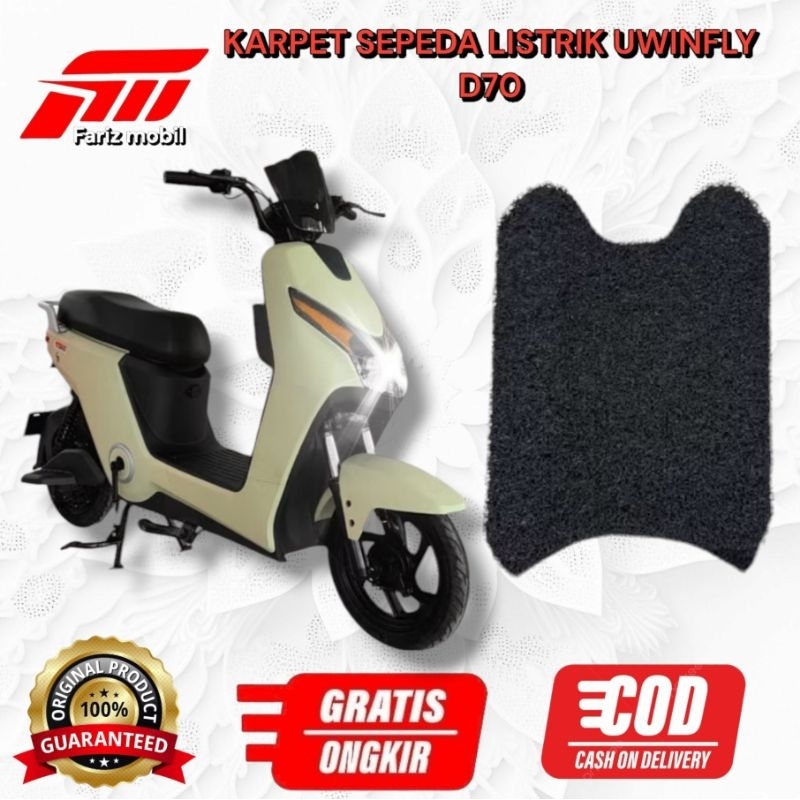 Jual Karpet Alas Kaki Sepeda Listrik Tipe Uwinfly D70 Premium Cod ...