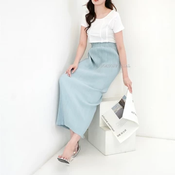 Rok Span Plisket Lidi Rok Span Rok Plisket Rok Bodycon Pleated Skirt