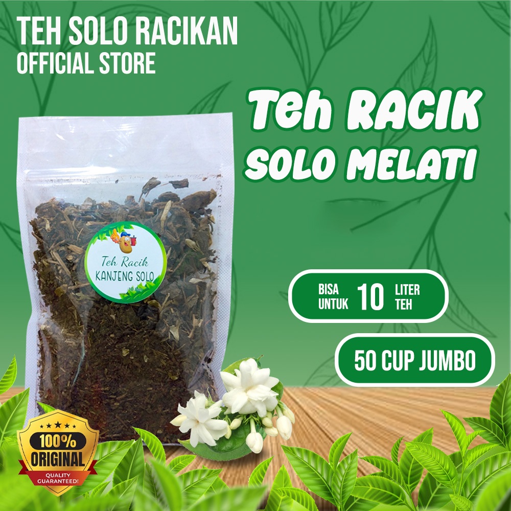 Jual TEH RACIK KANJENG SOLO MELATI Untuk 10-12 Liter | Shopee Indonesia