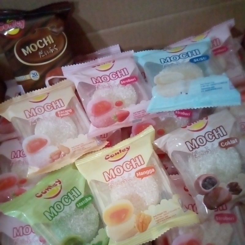 Jual PAKET MOCHI CONLEY ISI 10 X 30GR ANEKA RASA KUE MOCI JEPANG ...