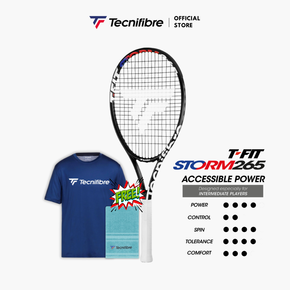Jual Tecnifibre Tennis Racket T-FIT 265 STORM | Raket Tenis | Shopee ...