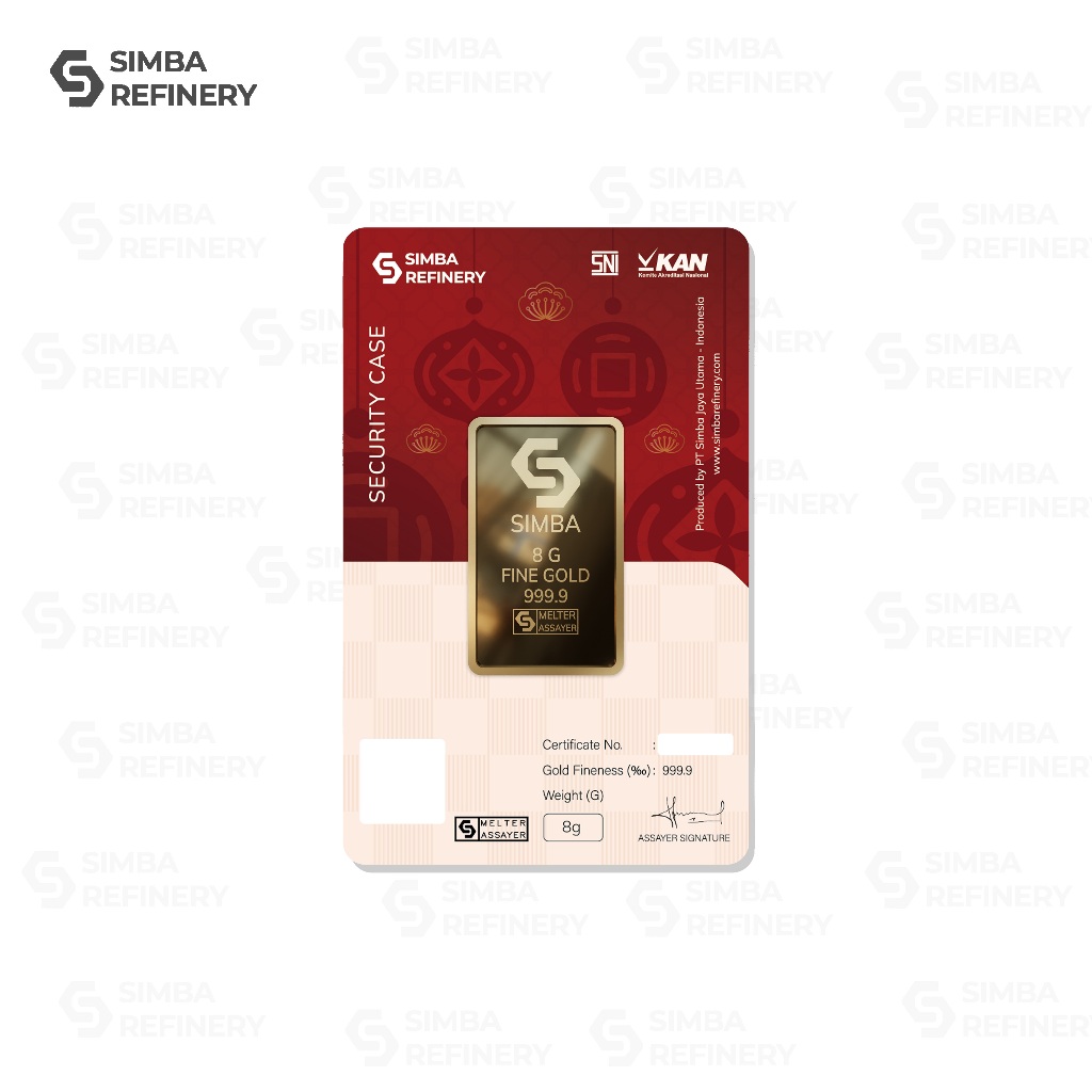 Jual Simba Refinery Logam Mulia 8 Gram Series Lunar New Year 2024 ...