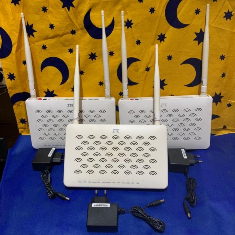 Jual ZTE F660 V1 GPON ONT Port Random Wifi Single Band Router & Adaptor ...