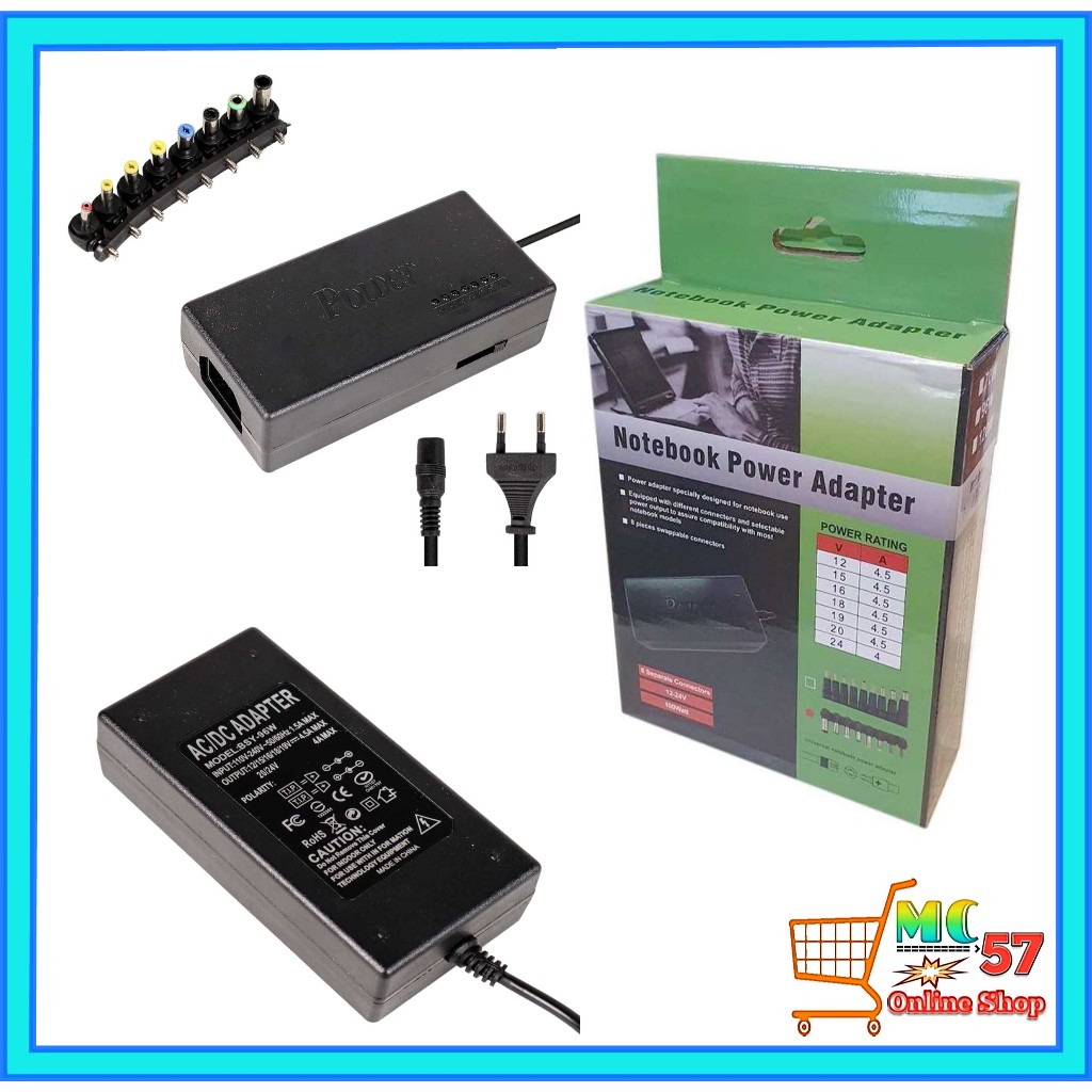 Jual 96W Notebook Adapter 12V 15V 16V 18V 19V 4.5A 20V 24V 4A Adapter ...