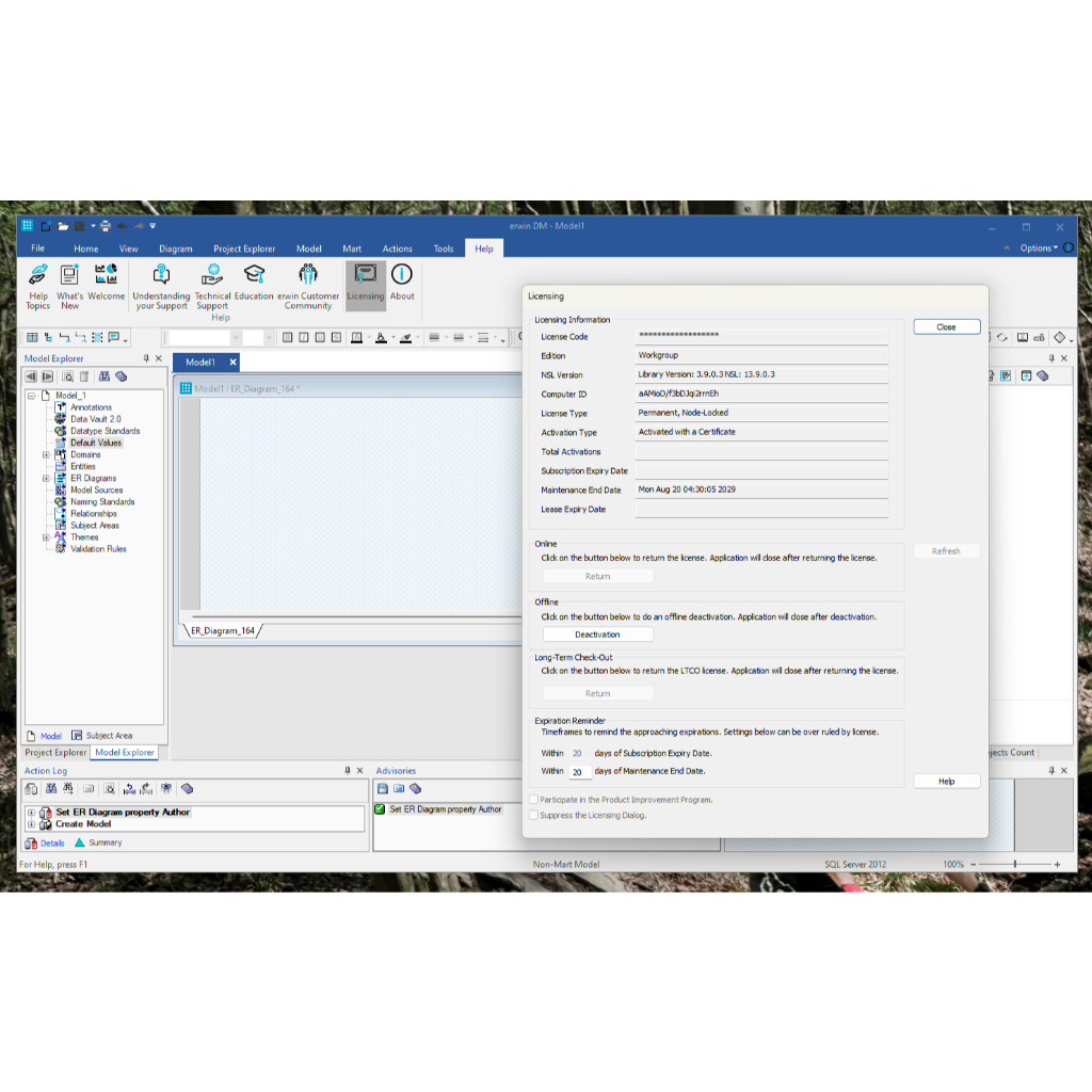 Jual ERWIN DATA MODELER 12.5 FULL ACTIVATION LIFETIME | Shopee Indonesia