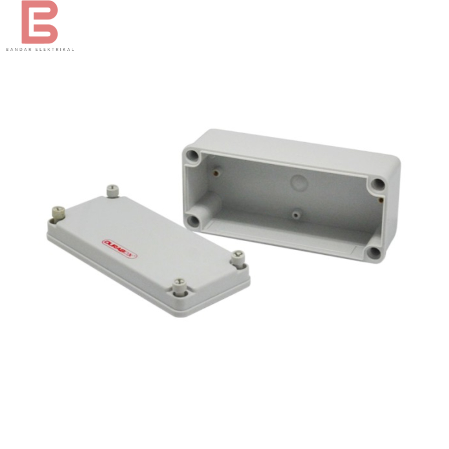 Jual ABS Junction Box Plastik 80 x 180 x 70 mm Abu-abu Durabox | Shopee