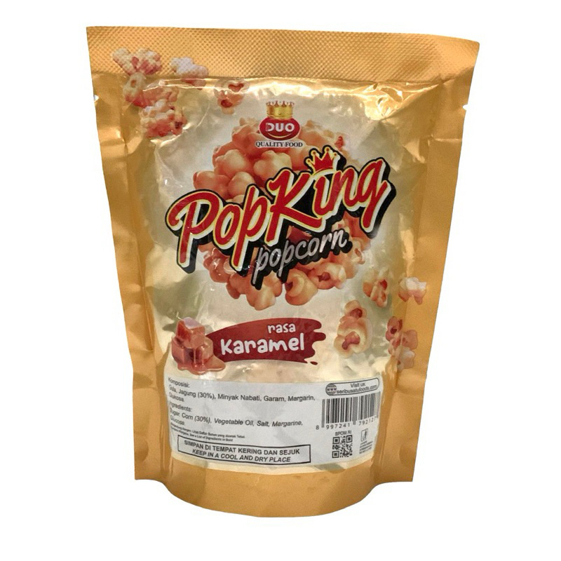 Jual POPCORN POPKING RASA CARAMEL DAN COKLAT TESTER UNTUK RESELLER ...